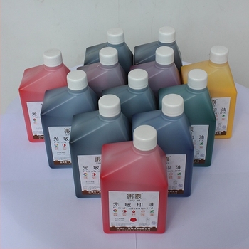 Fotosenzitivno tinta za pečate, 1 kg boca, brzo se suši