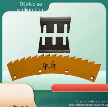 Oštrice za silažni stroj i diskovi od legure, model Oberst Claas s tri diskova