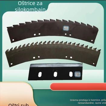 Oštrice za silažni stroj i diskovi od legure, model Oberst Claas s tri diskova