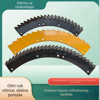 Oštrice za silažni stroj i diskovi od legure, model Oberst Claas s tri diskova