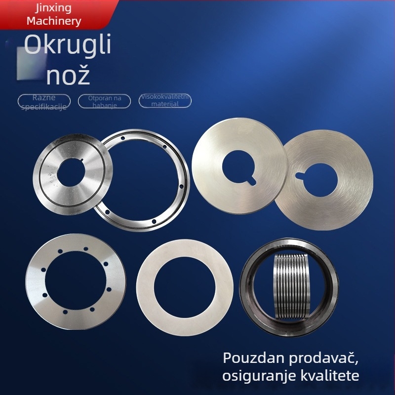 Kružna oštrica od visokou brzom čelika za rezanje u trakama – automatska rezna stanica, plosnata kružna oštrica