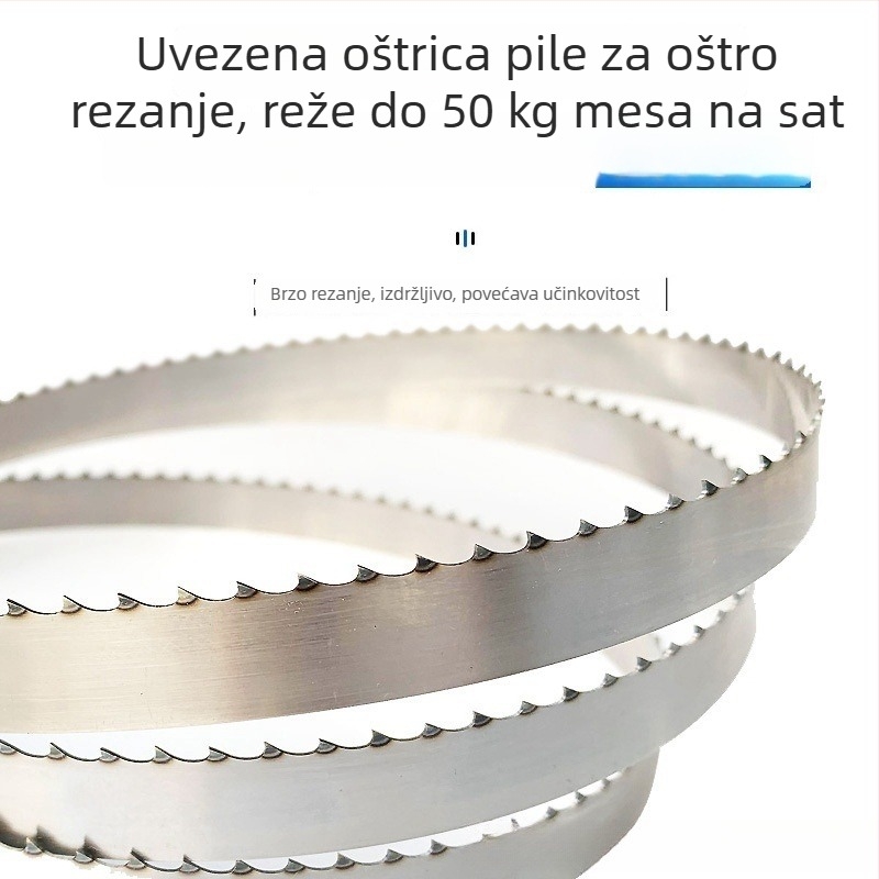 Pila za kosti s finim zubima za strojeve za rezanje mesa i kostiju, model 1745