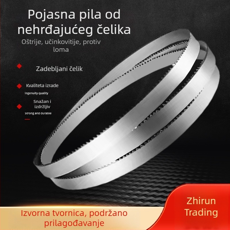Pojasna pila od nehrđajućeg čelika za rezanje metala, otporna na habanje