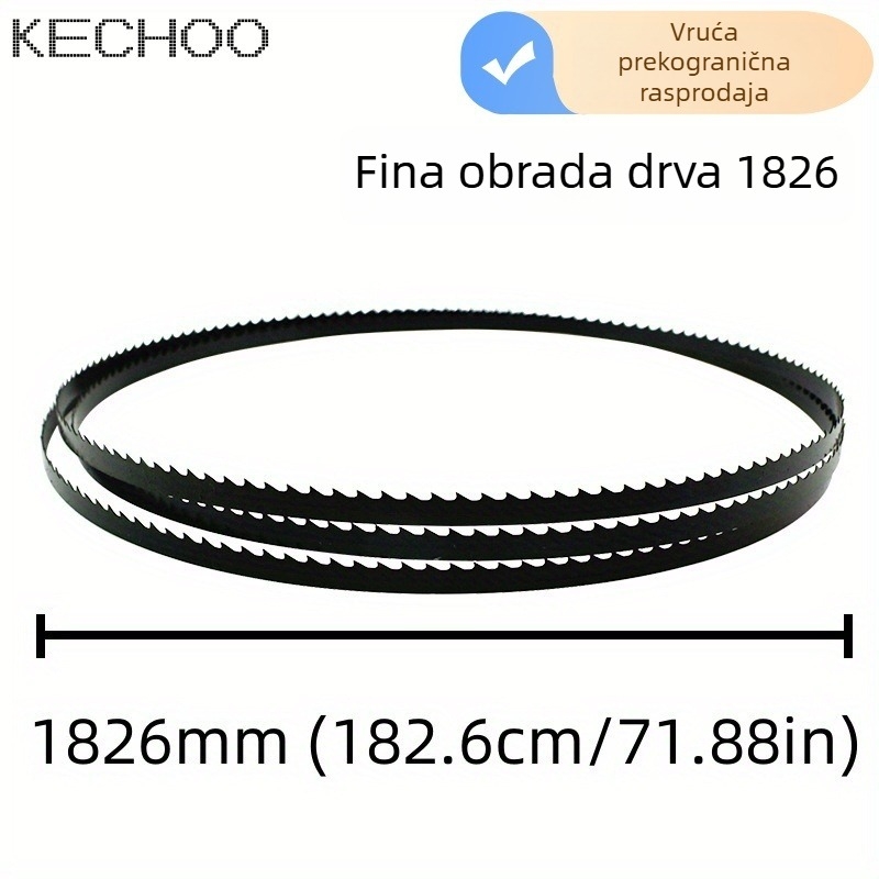 Mini pila s trakama za drvo, fino zub, visoka tvrdoća, zakrivljeni rub, 1826