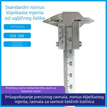 Prilagođeni digitalni mjerni alati visoke preciznosti: visinomjer, šubler, mjernice i mjerač pravocrtnosti pruge od aluminijske legure