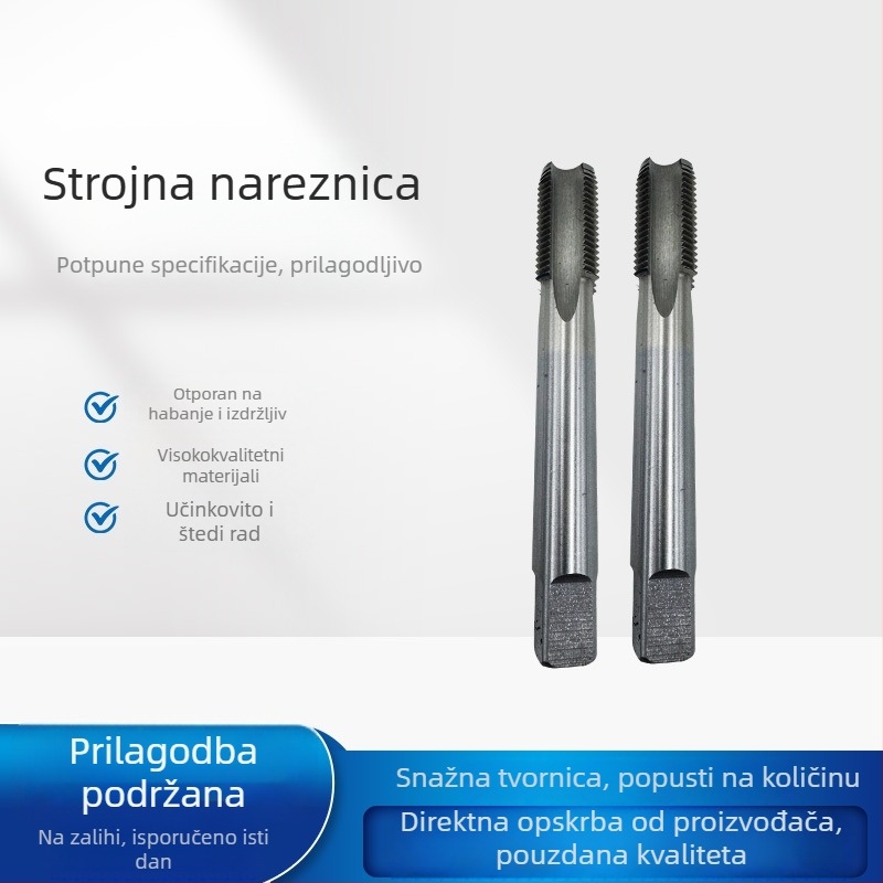 Strojni tap M10*.1.125-H2M14*1.5-H2 Visokou brzinsko čelika