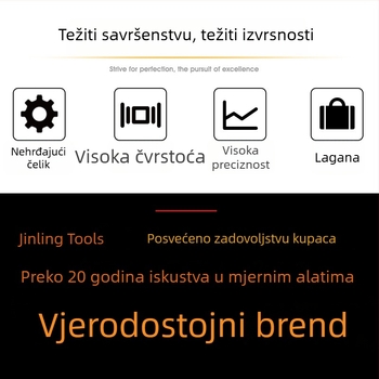 Nehrđajući čelični kutni ravnalo, 300 mm, za stolariju