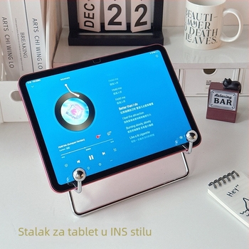 Držač za telefon i tablet na noćnom stoliću za gledanje videa i serija – desktop držač, model 2025