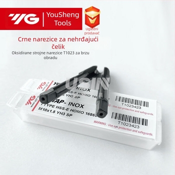 Strojni navojnik T1023, nehrđajući čelik, za navoje M2–M20
