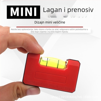 Prijenosni mini nivela 65 mm, visoke preciznosti, magnetska mjernica
