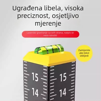 Alat za niveliranje od lake čelične konstrukcije za strop – mjerač visine za postavljanje pločica na zid i pod