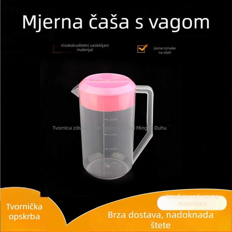 2500 ml plastična mjerna čašica s oznakama