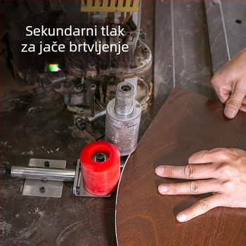 Elastični uređaj za rubnu traku za drvo