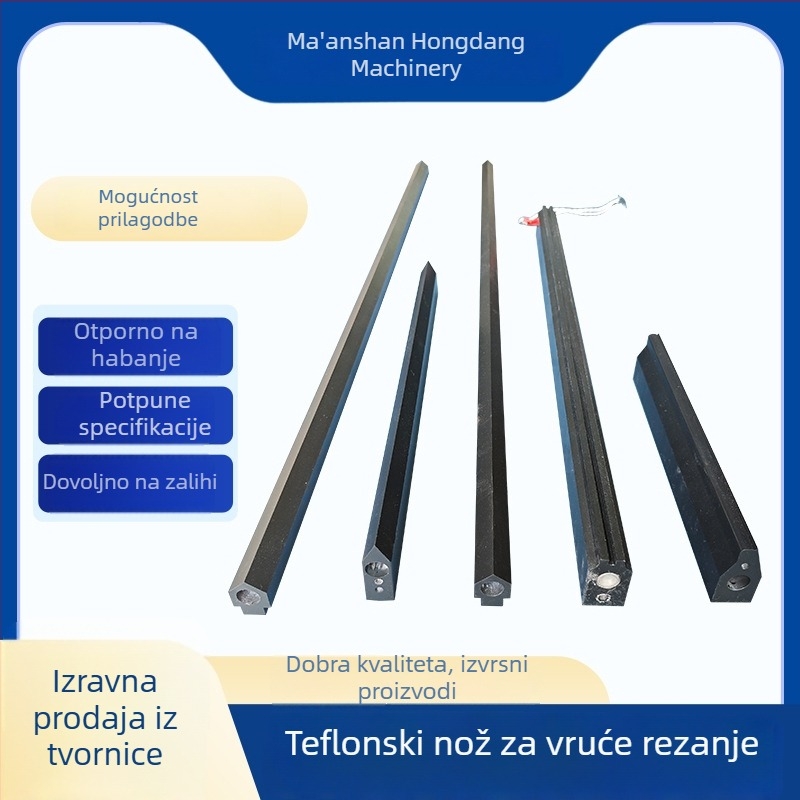 PTFE vrući nož za pakirni stroj – nož za toplinsko zavarivanje, horizontalno zavarivanje, nož za rezanje s umetnutom oštricom