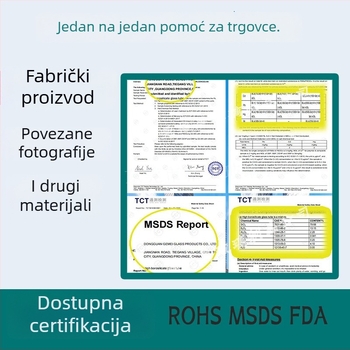 Graduirani stakleni mjerni cilindar s mlaznicom, probna cijev, mjernica i detektor za čišćenje pri visokoj temperaturi