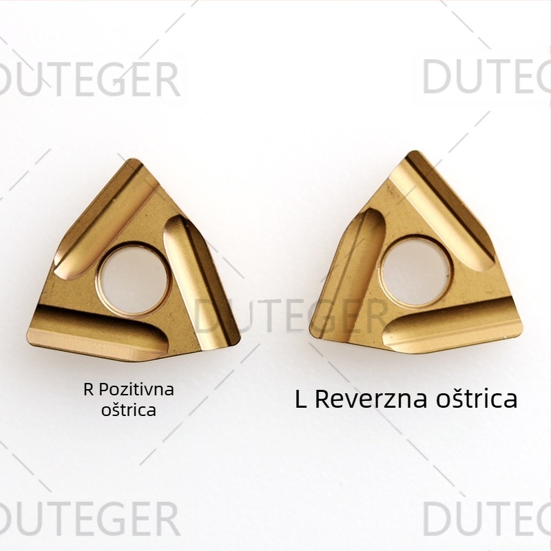 DESKAR WNMG080408R/L-S LF6118 Oštrica za kaneliranje, u obliku breskve, nehrđajući čelik