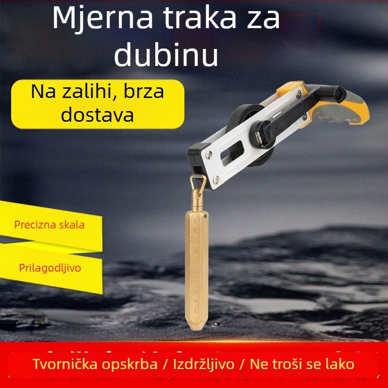 Šipka za mjerenje dubine spremnika na naftu, dubinski mjerač, 10/15/20/30 m
