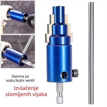 Novi odvijač navoja za kutni ventil slavine, pogodan za cijevi promjera 1/2, 3/4 i 1 inča