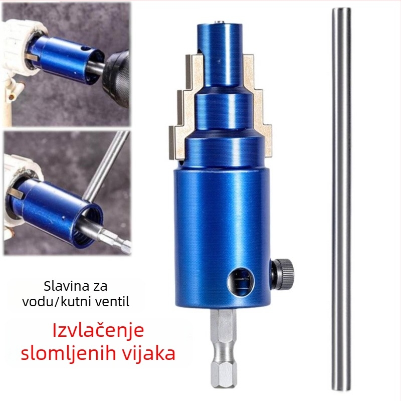 Novi odvijač navoja za kutni ventil slavine, pogodan za cijevi promjera 1/2, 3/4 i 1 inča