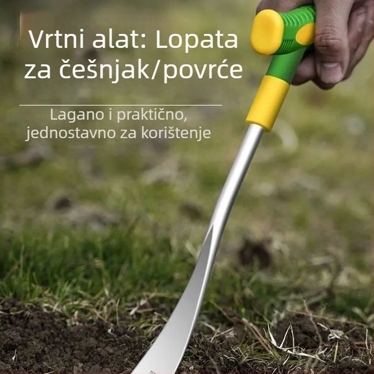 Željezna lopata za sadnju povrća i uklanjanje korova, vanjski alat za vrt