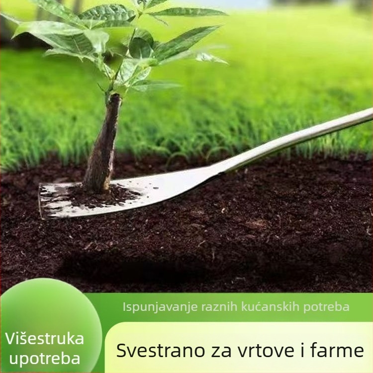 Željezna lopata za sadnju povrća i uklanjanje korova, vanjski alat za vrt