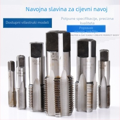 55° cilindrični navojni tap za cijevi, G navoj, popravak navoja