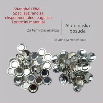 Aluminijsko posudje za termičku analizu, zapremina 40 mL, za uzorke Mettler, Ø6×1,7 mm.
