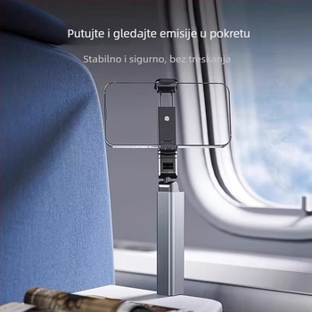 Putni držač za telefon, prijenosni, 360° rotacija, stolni stalak za snimanje odozgo, sklopiv