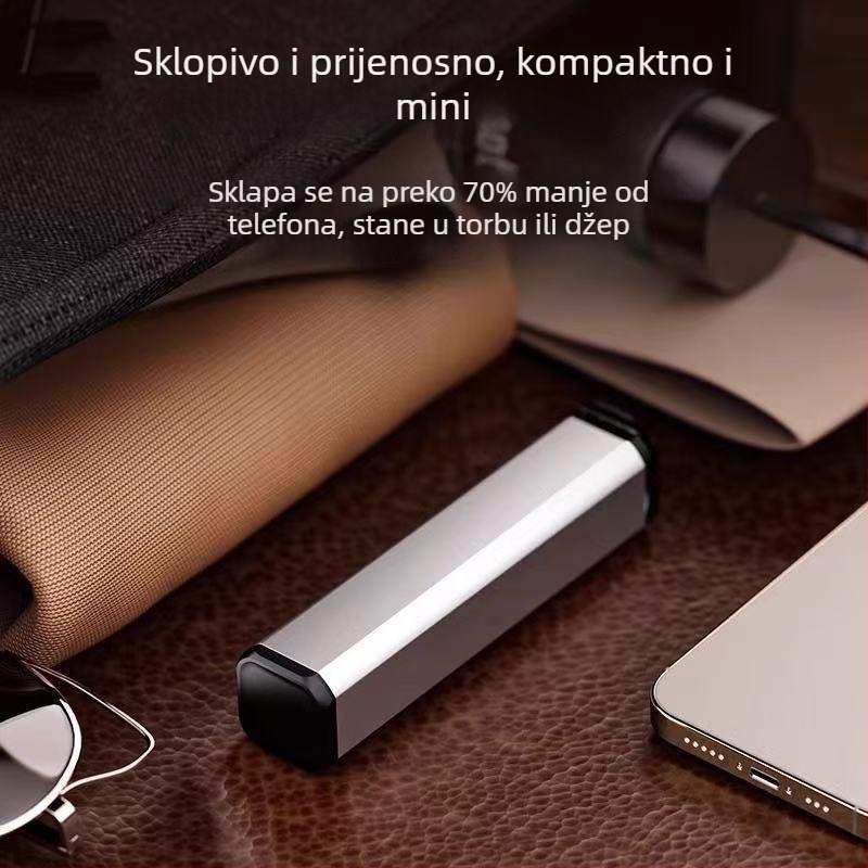 Putni držač za telefon, prijenosni, 360° rotacija, stolni stalak za snimanje odozgo, sklopiv