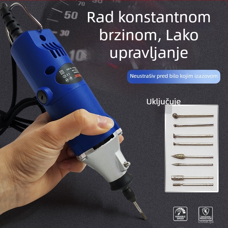 Mini električni gravirni stroj za jadeit i pčelinji vosak - kompaktni alat za brušenje i bušenje za kućnu upotrebu