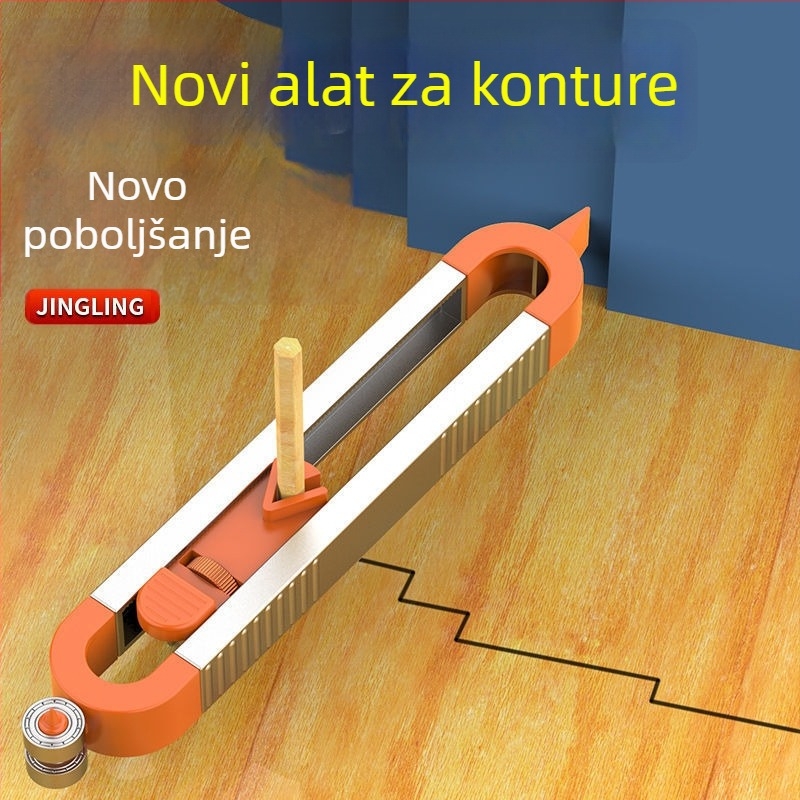 Konturni mjerač za pločice i ekstraktor oblika – precizan mjerač za nepravilne konture i alat za crtanje linija