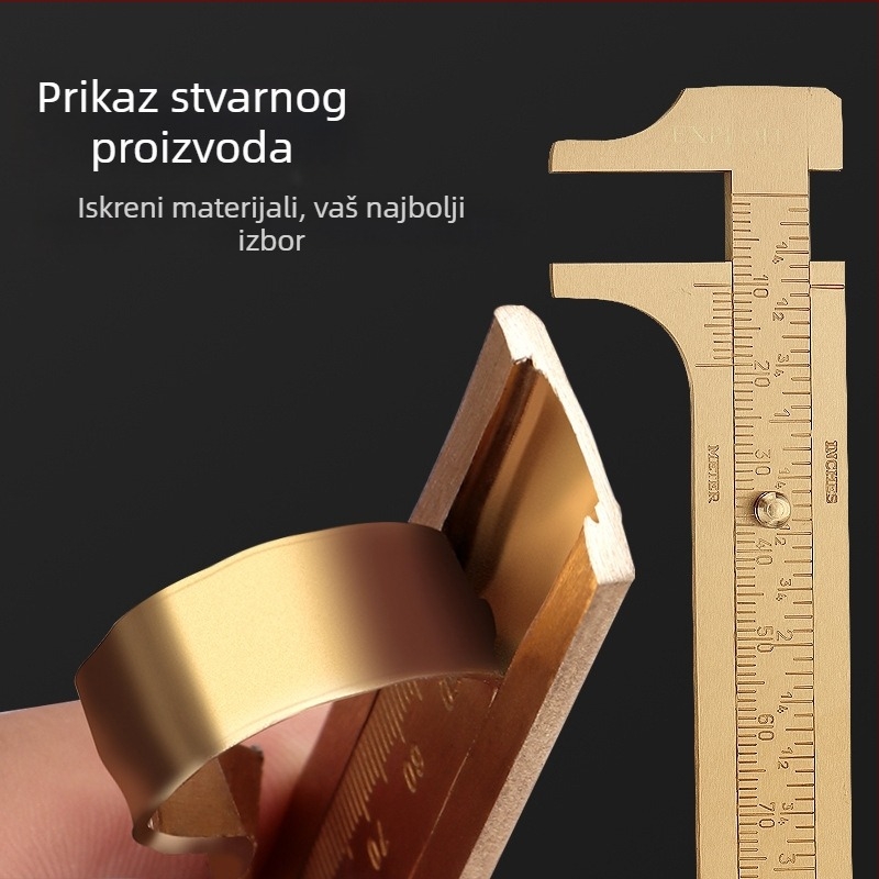 EXPLOIT Proizvedeno u Njemačkoj, visoko precizan bakreni mini vernier kaliper, Wenwan kaliper, model 220239