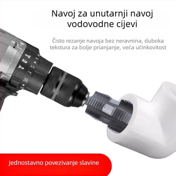 Električni set za navojne navoje za plastične vodovodne cijevi