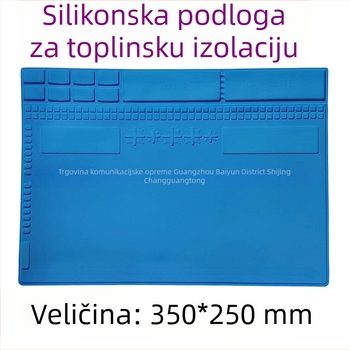 A-300 silikonska toplinska podložnica za popravak mobitela s utorom CPU, visoko temperaturna podloga za pištolj s toplim zrakom i stanicu za zavarivanje