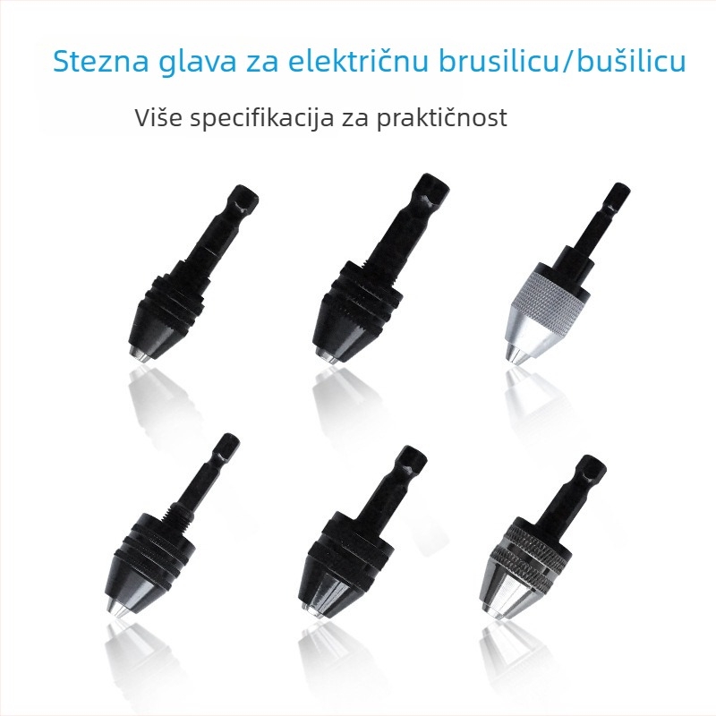 Troje čeljusti pretvarački čahura za mali električni brusilicu i bušilicu