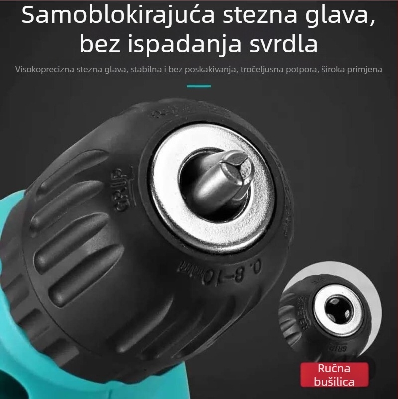 Dayi ručna električna bušilica 220V s kabelom, pištolna ručka, kućna uporaba, PED 01-10, varijabilna brzina