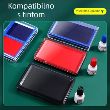 Deli velika brzosušeća podloga za otiske, crvena/plava/crna tinta, model 9864/9874, uredski pribor