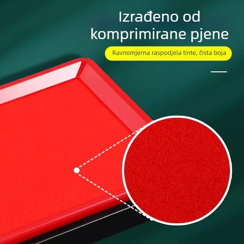 Deli velika brzosušeća podloga za otiske, crvena/plava/crna tinta, model 9864/9874, uredski pribor