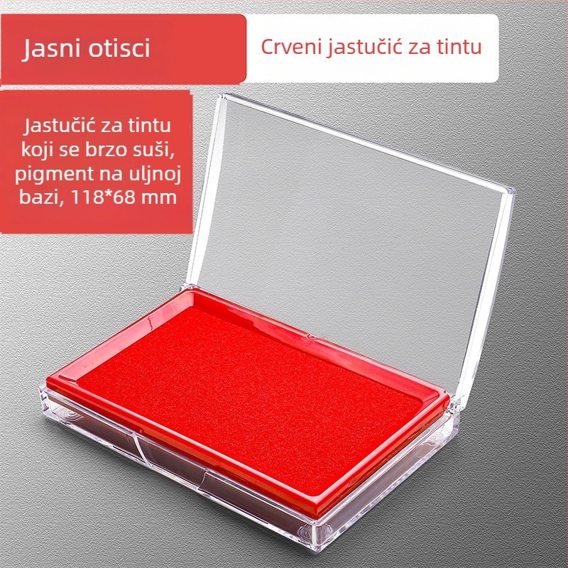 Deli velika brzosušeća podloga za otiske, crvena/plava/crna tinta, model 9864/9874, uredski pribor