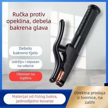 Industrijske kliješta za zavarivanje, debele ručke, s izoliranim držačima, kovanina od čistog bakra u jednoj komadi, otporne na padove