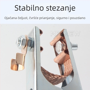Uzemljiva kliješta za zavarivanje i dodaci – kliješta za uzemljenje za TIG/Arc zavarivanje, bakreni uzemljivački kabel
