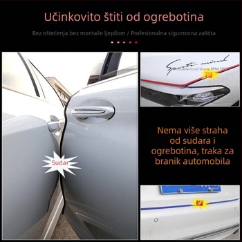 U-oblik brtvene trake za vrata, PVC, kompresijsko učvršćivanje, instalacija bez oštećenja, za automobile, strojeve, ormariće, vrata i prozore