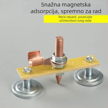 Snažan magnetski uzemljivač za zavarivanje – uzemljivački magnet i fiksna glava za željezo