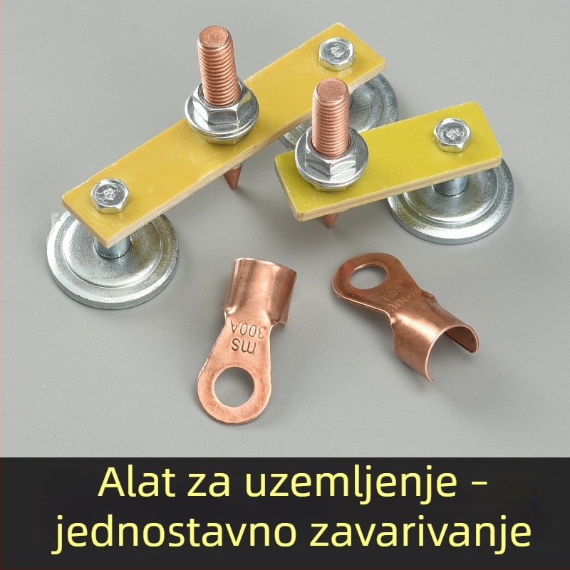 Snažan magnetski uzemljivač za zavarivanje – uzemljivački magnet i fiksna glava za željezo