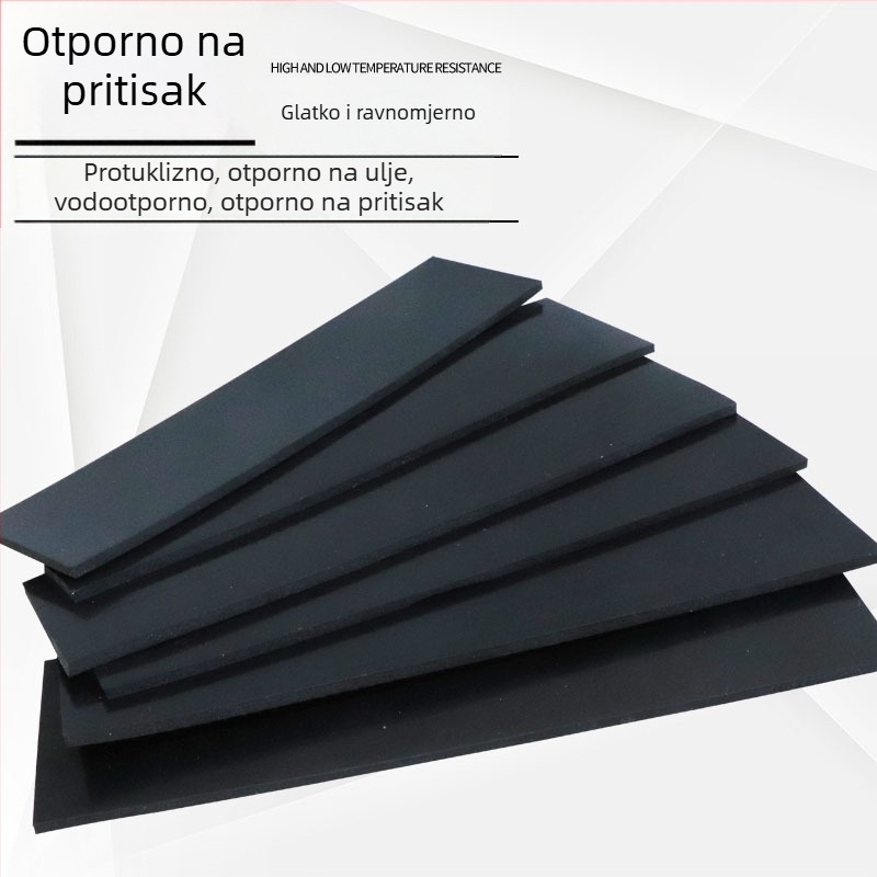 Nitrilne gumene trake otporne na ulja, visokoelastične jastučići za ublažavanje udara i brtvene trake za obradu izolacijskih ploča