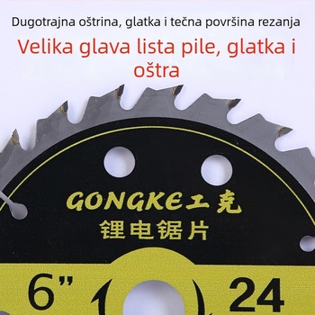 Izuzetno tanak disk za rezanje drva, za bežični kutni brusilicu, promjeri 5, 5,5 i 6 inča