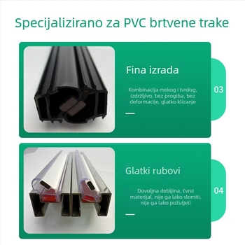 Bezokvirne staklene vrata i prozori – silikonski brtveni trak protiv udara, magnetska ljepiljna traka, odjeljak suho/mokro, vodena barijera za balkon i tuš prostor