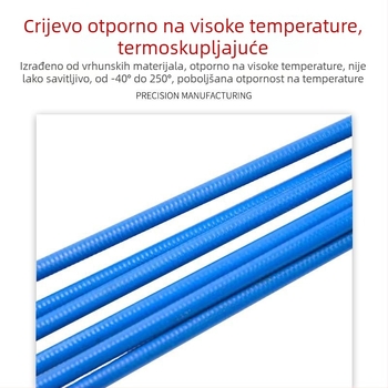 Zavarivački pištolj s plinskom zaštitom, crijevo za dovod žice, dovodnik žice, opruga i vodilna cijev (200/350/500A)