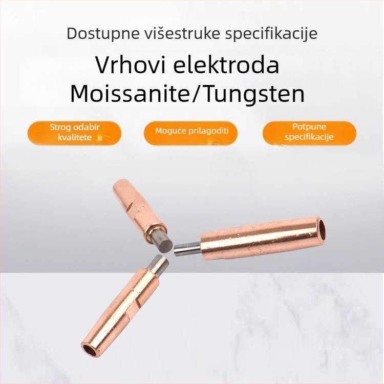 Volfram elektroda glava za zavarivački plamen – aluminijev oksid elektroda glava, umetnuta glava za argonsko luka zavarivanje, glava elektrode za stroj za zavarivanje točki