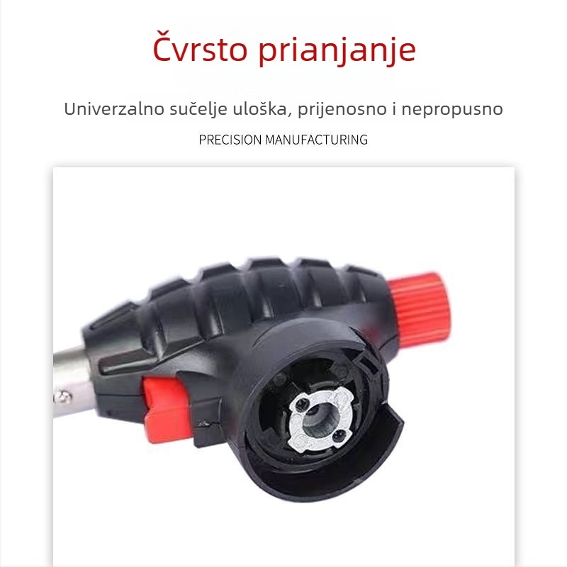 Inverzijski izlaz plamena za zavarivanje i roštiljanje